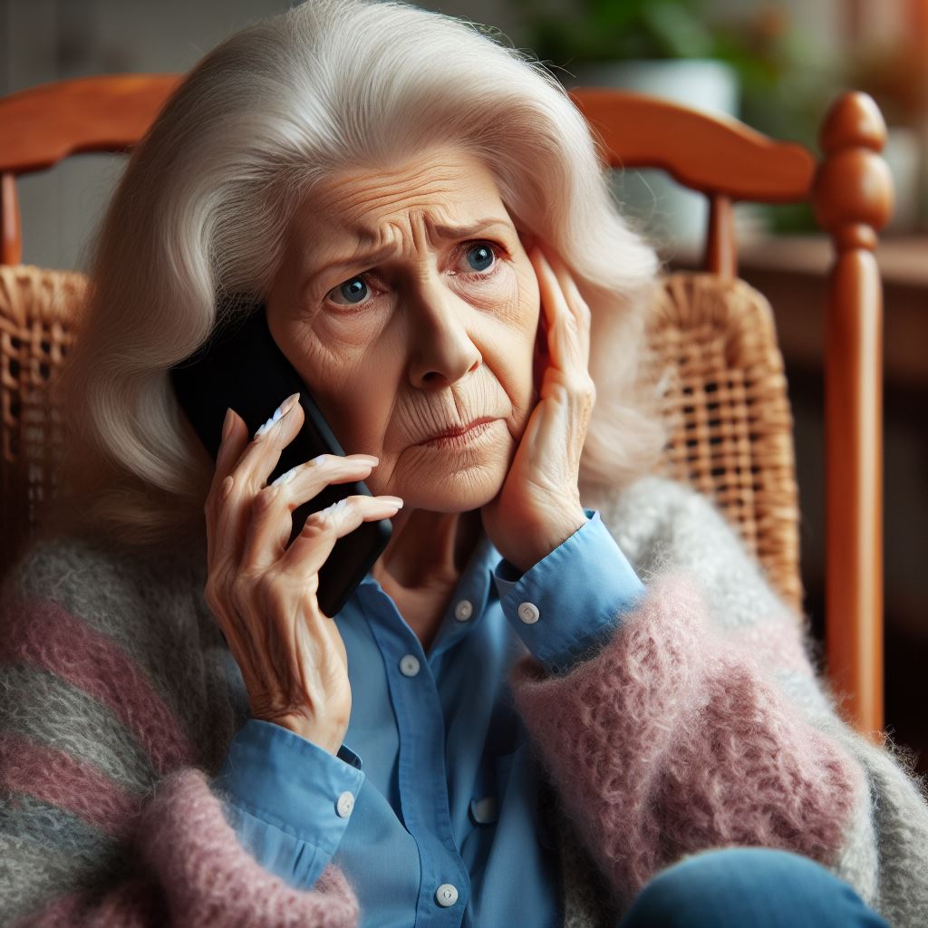 Old lady scammed on phone. What was her threat model? 
